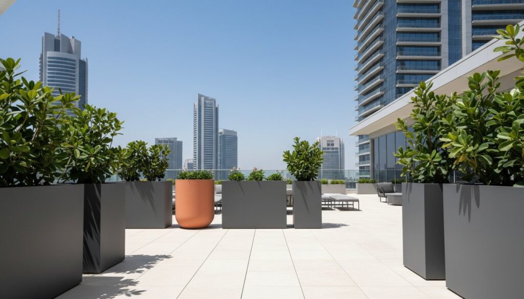 Commercial Outdoor Planters in Abu Dhabi: The 2026 Professional Buying Guide