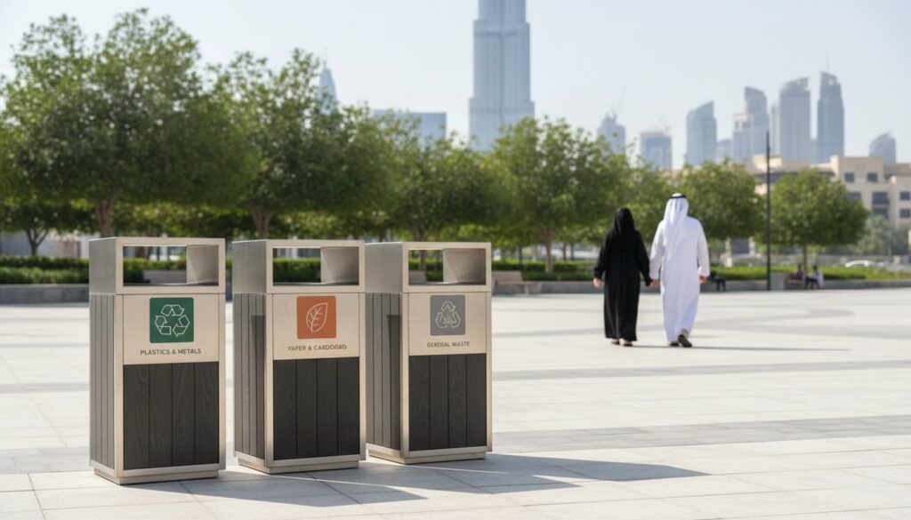 Outdoor Recycling Bins for Public Spaces: A Guide to Sustainable Street Furniture