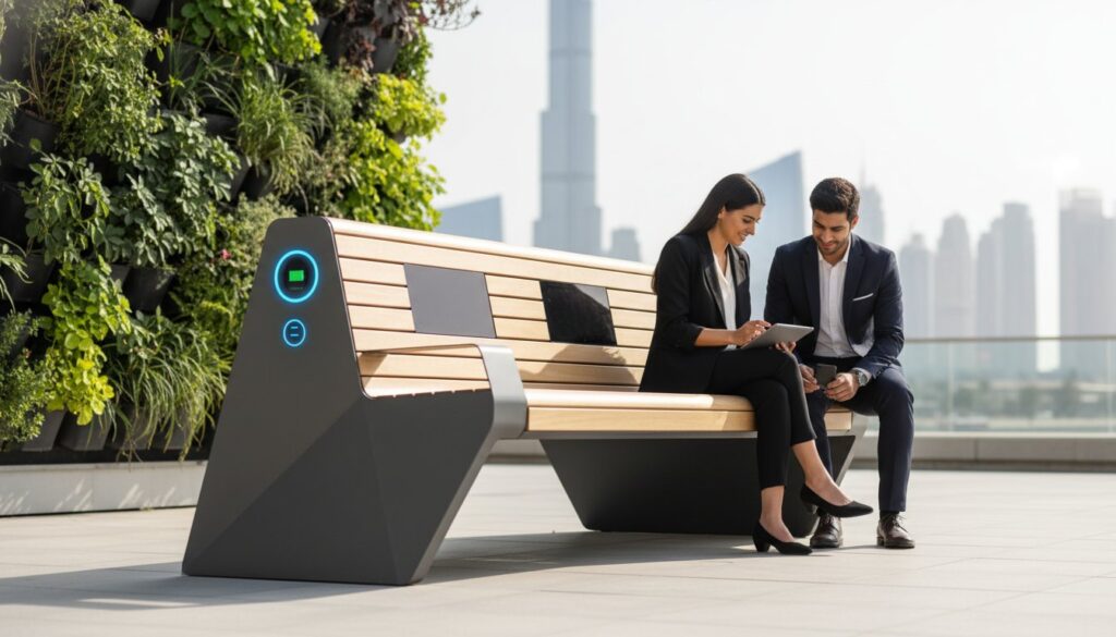 Smart Benches with Charging Ports UAE: The 2026 Buyer’s Guide to Urban Innovation