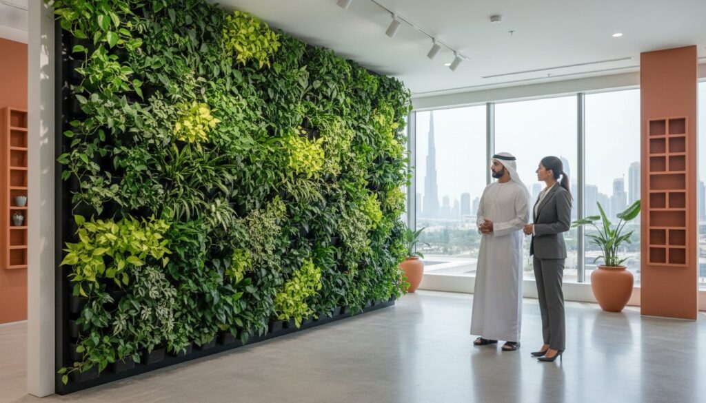 Green Wall Installation for Offices in the UAE: The 2026 Biophilic Design Guide